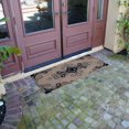 thumbnail image 5 of Rubber-Cal Traditional Fleur de Lis French Mat Large Front Door Mat, 24 by 57-Inch, 5 of 5
