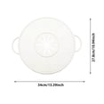 thumbnail image 3 of Outdor Silicone Splatter Screen For Frying Pan Guard Non Stick Splatters Use Grease Splatter Guard Heat Trivet Mat Dishwasher, 3 of 6