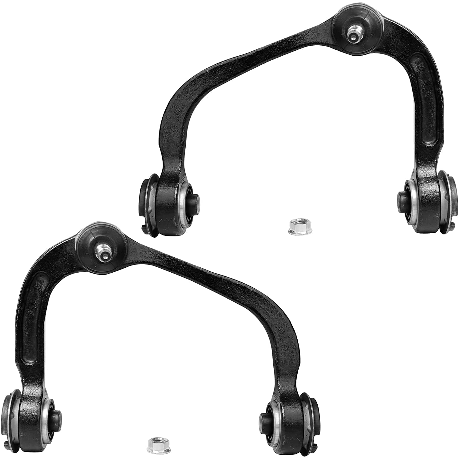 Detroit Axle - Front 12pc Suspension Kit 4WD Ford F-150 Lincoln Mark LT 2005 2006 2007 2008, 4 Upper and Lower Control Arms 2 Sway Bars 4 Outer & Inner Tie Rods 2 Boots Replacement