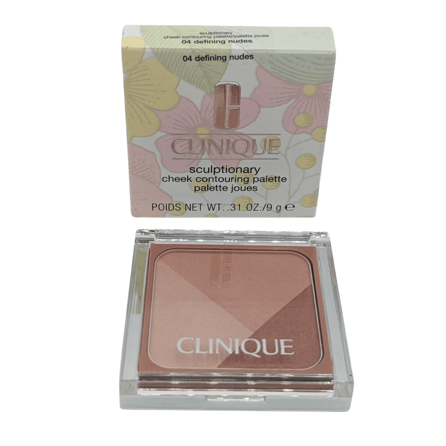Clinique Sculptionary Cheek Contouring Palette, [04] Defining Nudes .31 oz