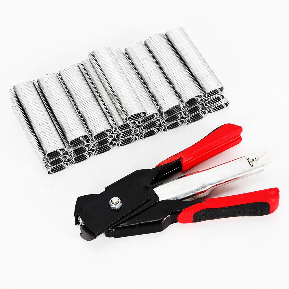 PEAKORA2500Pcs C Clips Spring Loaded Chicken Mesh Cage Wire Fencing Crimping Tools