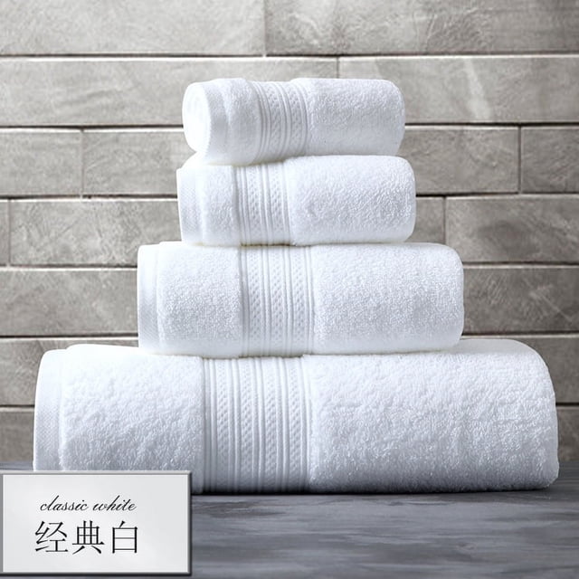 Nvzi toallas de baño multiusos para uso en baños, fitness, deportes, para afrontar distintas situaciones sin esfuerzo. 59,06 x 31,5 pulgadas (blanco)