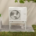 thumbnail image 4 of Costway 16" Mini Split Ground Stand with Adjustable Height Width & Length AC Condenser Stand, 4 of 9