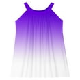 thumbnail image 5 of Agkizg Girls Sleeveless Tank Dresses Crewneck Gradient Printing Casual A Line Cottons Girl Sundress Dresses, 5 of 5