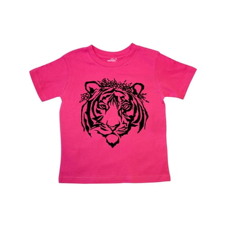 

Inktastic Tiger Queen in Flower Crown Gift Toddler Boy or Toddler Girl T-Shirt
