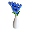 thumbnail image 5 of Fake Flowers Promotion Sale! Nomeni Pu Simulation Feel Flower Home Decoration Decoration Wedding Photography Props Flowers, Home Decor Clearance Sale Blue, 5 of 9