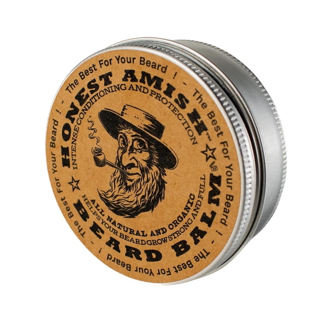 Bálsamo para barba Honest Amish New Large en lata torcida de 120 ml