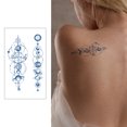thumbnail image 4 of 4pcs pegatinas de tatuaje tatuajes semipermanentes flor tatuaje pegatina para hombres mujeres FLhrweasw Nuevo, 4 of 9