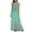 Green, variant on Birdeem Dresses for Women Ladies Summer Bohemian Vacation Strap Printed Sleeveless Dress