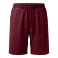 thumbnail image 6 of Men's Bermuda Shorts Workout Shorts Fitness Running Outdoor Casual Athletic Jogging Knee Length Pants with Pockets, 6 of 7