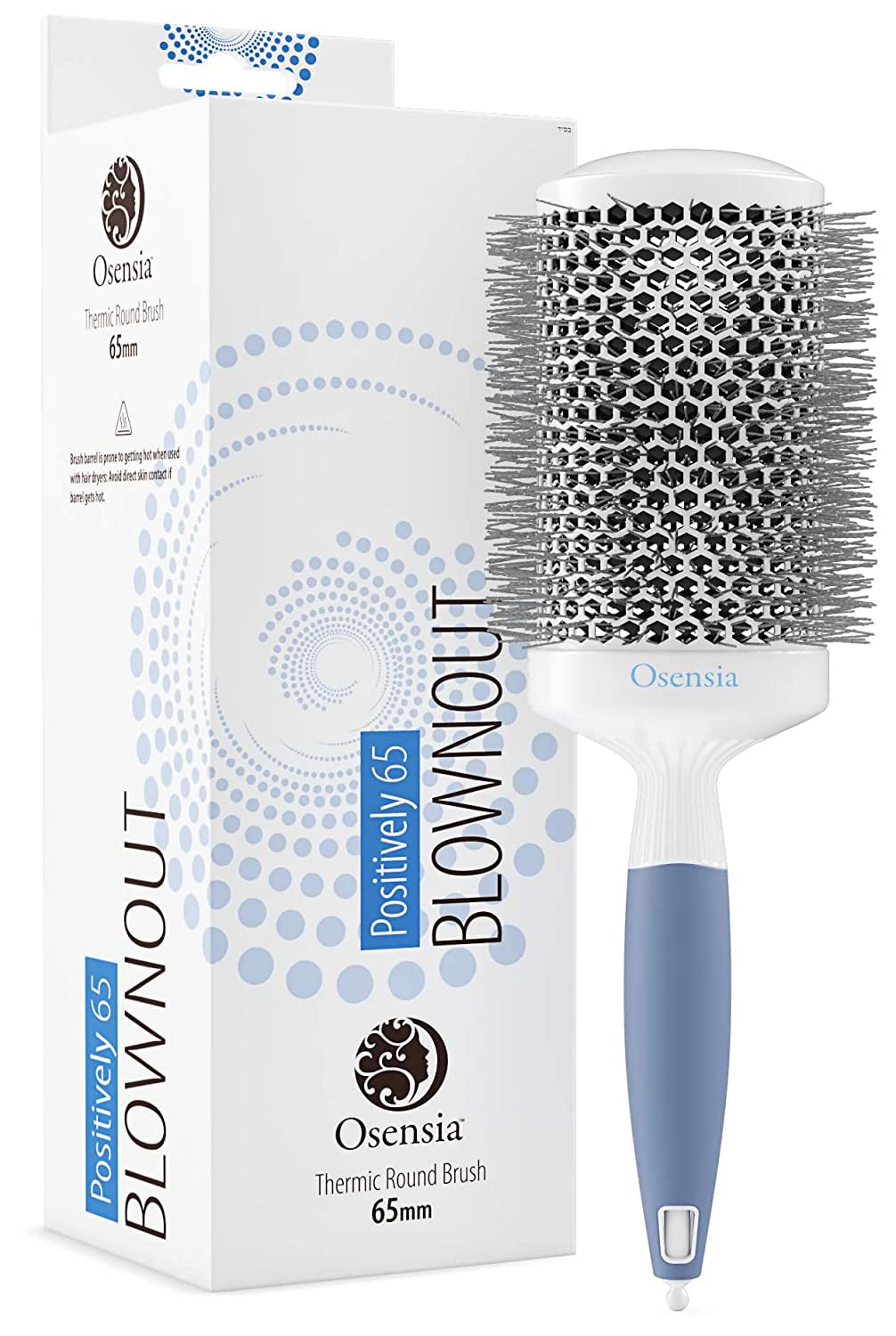 Osensia Blownout Extra Large Ceramic Ion Round Harir Dryer Brush for Blow  Drying, 2.5 inch - Walmart.com