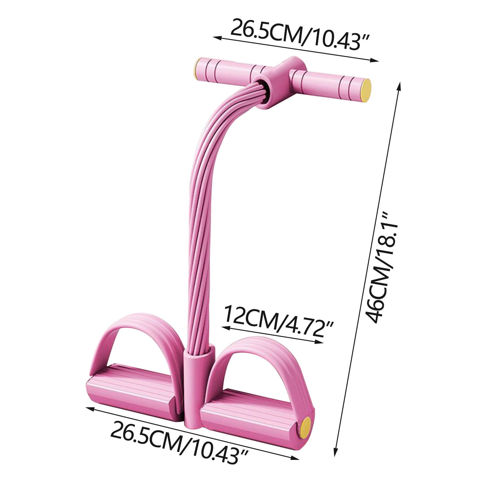 Arestory 21 Fitness Resistance Bands-10 Tube Pedal Ankle Puller - 2025 New Sit up Leg Stretch Rope Exercise Bands with Handles, Stretching Workout Fitness Bands for Arm Weights Exercise Equipment