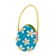 thumbnail image 3 of Bolsa de regalo de flores de Pascua, bolso floral para fiestas infantiles, dulces, vacaciones, portátil, adorable Azul, 3 of 8