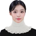thumbnail image 2 of Helii Women's Double Layer Thickened Knitted Neck Collar - Warm All-Season Scarf for Winter, Spring, Fall, 2 of 4