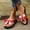 Black, variant on Womens American Flag Flip Flops 2026 Summer Open Toe Bowknot Thong Sandals Patriotic 250Th Anniversary Independence Day Casual Outdoor Beach Slippers(Black,6)