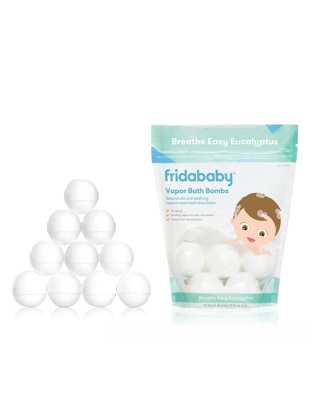 FridaBaby 10 Count Natural Vapor Bath Bombs
