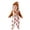 Brown, variant on Toddler Outfits for Boys Kids Easter Bunny Print Crew Neck Long Sleeve Romper with Striped Pants and Hat Three Piece Outfit Blue 9 Months-12 Months