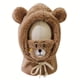 thumbnail image 1 of Gorros con capucha de piel sintética de invierno, bufandas y guantes., 1 of 5