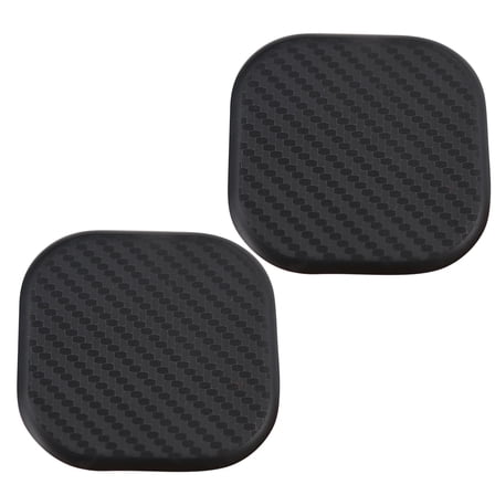 CIMAXIC Square Drink Coasters For Car Silicone 4Pcs