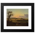 thumbnail image 2 of Christoffer Wilhelm Eckersberg 18x15 Black Modern Framed Museum Art Print Titled - Landscape with a Stile. the Isle of Mon (1810), 2 of 5