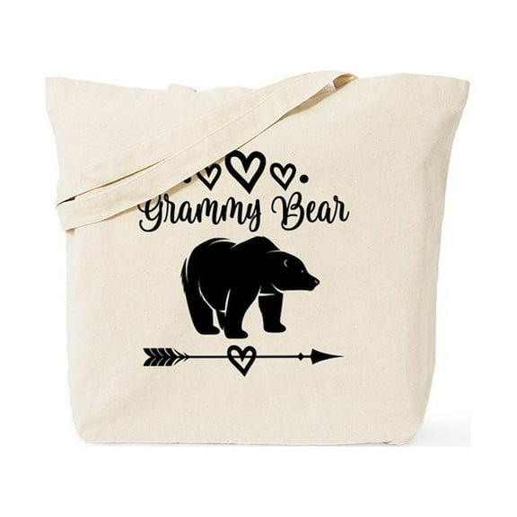 CafePress - Grammy Bear Grandma Gift Tote Bag - Unisex Canvas Tote Bag, Beige, 1-Piece