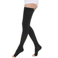 thumbnail image 4 of Transemion Compression Sock Relieve Discomfort With Style And Ease Stretchy Open Toe-black M 5Set, 4 of 6