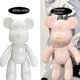 thumbnail image 3 of Typpkmm New Diy Paint Fluid Animal Bear Rabbit Lucky Dragon Hand Painted Home Decoration Doll White, 3 of 4