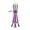 Violet, variante sur Barre de Bras de Moulinet en Métal Universelle Double Interfaces Anti-Corrosion pour la Pêche