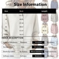 thumbnail image 4 of DORKASM Linen Tops for Women V Neck Button Down Beach Gingham Blouse Long Sleeve Plaid Lightweight Fall Soft Tops 2026 Fashion Shirt Light Blue M, 4 of 5