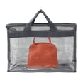 thumbnail image 5 of Uxcell Handbag Dust Bags, S Size Dustproof Transparent Purse Protector, Gray 2 Pack, 5 of 5