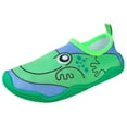 thumbnail image 1 of Lil' Fins Kids Water Shoes - Beach Shoes | Summer Fun | 3D Toddler Water Shoes Kids | Quick Dry | Swim Shoes Frog 6/7 M US, 1 of 5