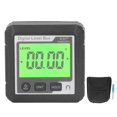 thumbnail image 1 of Digital Level Box High Accuracy Magnetic Portable Protractor Inclinometer Angle Gauge for Woodworking Construction Site Black White, 1 of 4