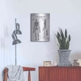 thumbnail image 4 of Luxe Metal Art 'Anatomical Skeleton Blueprint Patent White' Acrylic Glass Wall Art, 16"x24", 4 of 9