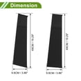 thumbnail image 4 of Unique Bargains Door Pillar Window Trim for Chevy Silverado 2014-2019 Black Front Left Right Anti Scratch Sticker Pillar Posts Cover 4 Pcs, 4 of 8