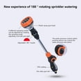 thumbnail image 5 of Watering Wand for Garden & Lawn | 19-Inch Alloy Hose Nozzle Sprayer with 8 Spray Patterns - Thumb Control | Adjustable 180掳 Head | Ergonomic Non-Slip Handle | Fits 3/4" Standard Hoses | Ideal, 5 of 9