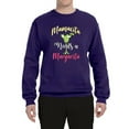 thumbnail image 2 of Wild Bobby, Mamacita Needs a Margarita Mother's Day Unisex Crewneck Sweatshirt, Purple, Medium, 2 of 6