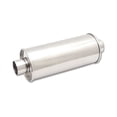 thumbnail image 2 of Vibrant Performance Exhaust Muffler 1118 StreetPower; Single 2-1/2 Inch Center Inlet; Dual 2-1/2 Inch Outlet; 6 Inch Body/19 Inch Overall Length, 2 of 4
