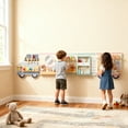 thumbnail image 2 of Qaba Tableau Mural d'Activités, Jouet Sensoriel Mural pour Enfants de 3 Ans et Plus, 5 Activités, 2 of 10
