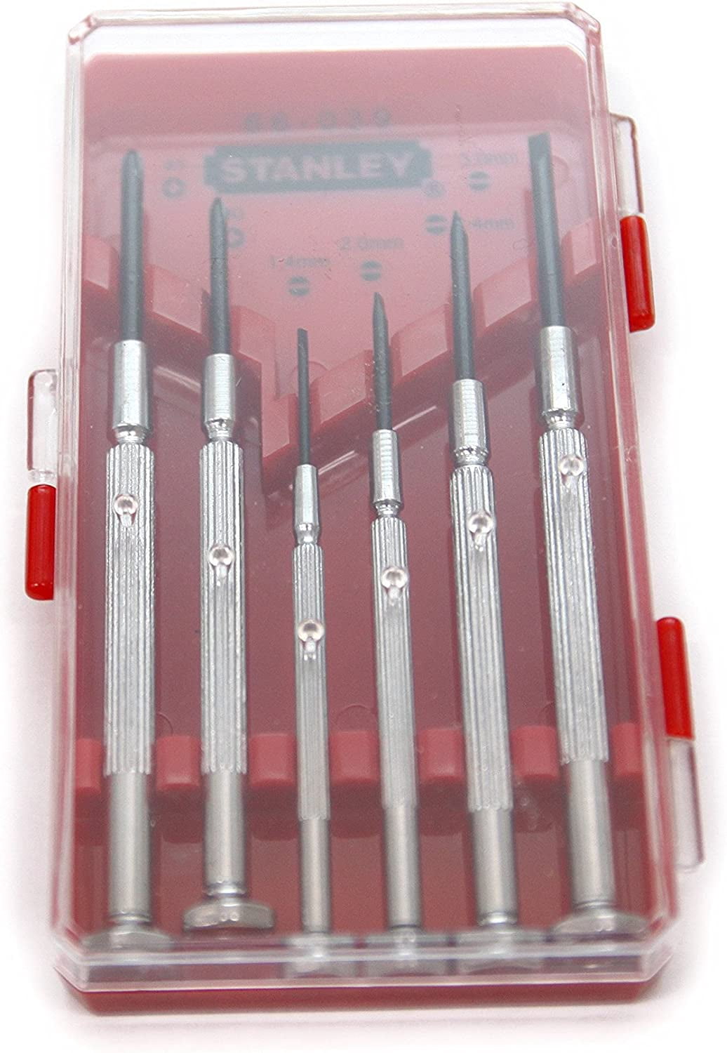 Stanley 1-66-039 Precision Screwdriver Set (6-piece), Multicolor