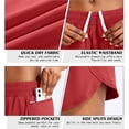 thumbnail image 5 of Pantalones cortos para correr Hukapapa para mujer con bolsillos Pantalones cortos deportivos de fitness de cintura alta Pantalones cortos de fitness Pantalones de fitness sueltos con cintura, 5 of 5