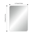 thumbnail image 2 of Espejo magnético Bulu rectangular de cristal auténtico, 2 unidades, 2 of 7