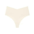 thumbnail image 2 of Jwputqe&nbsp;Thongs for Women,Thongs,Thong Panties,Breathable,Seamless,Solid,Low Waist,Nylon,Spandex,White,M(US:6), 2 of 3