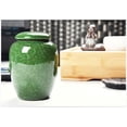 thumbnail image 5 of Small Pet Urn Bird Dog Pet Urns Cremation Pet Caskets Funeral Vase Cat Cremation Ash Made Ceramics Hand Painted, 5 of 9