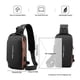 thumbnail image 5 of 2025 New Men's Anti-Theft Sling Bag, PU Leather Crossbody Bag Chest Backpack for Travel & Daily, 5 of 5