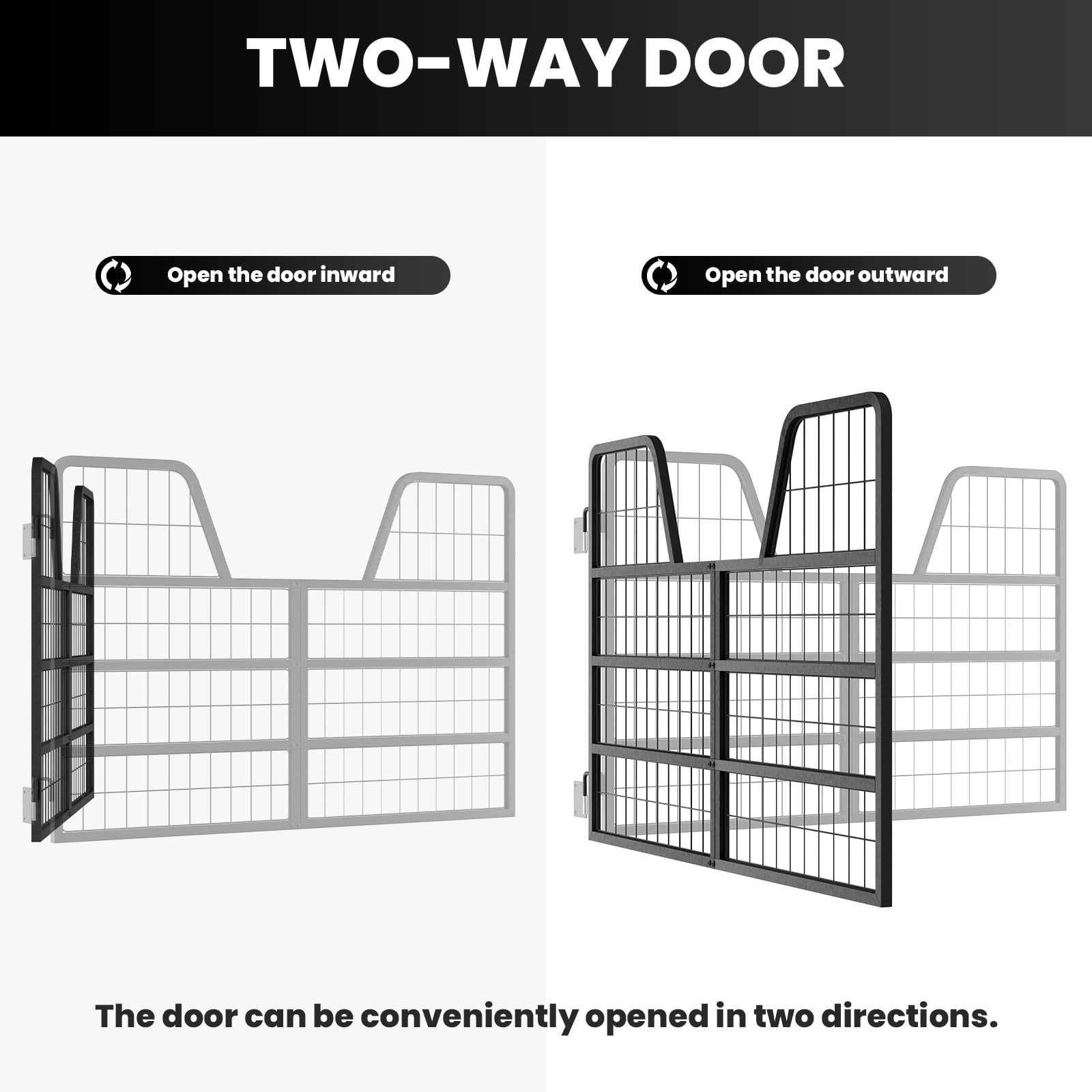 Horse Stall Opening Guard, Yoke Reinforced Steel, Horse Stall Gate, Heavy Duty Horse Stall Guard, Targeting Standard Stall, Standard Barn Doorway, Horse Stable