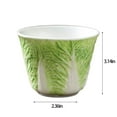 thumbnail image 3 of YOHAVEN Ceramic Cabbage Cups, High-End Green Tea Bowls, Luxury China Tea Set, Elegant Large Capacity Mugs for Coffee, Tea & Gift Giving, Stylish Kitchen & Dining Accessories, 3 of 8
