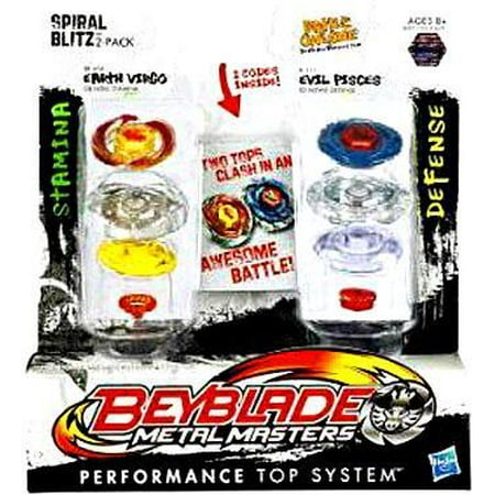 Beyblade Metal Masters Spiral Blitz 2-Pack