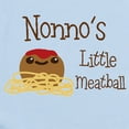 thumbnail image 2 of CafePress - Nonno's Little Meatball Body Suit - Baby Light Bodysuit, Size Newborn - 24 Months, 2 of 4