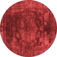 thumbnail image 1 of Ahgly Company Indoor Round Oriental Red Industrial Area Rugs, 5' Round, 1 of 4