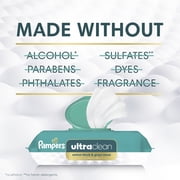 Pampers Free & Gentle Ultra Clean Baby Wipes, 1-Pack 52 Wipes (Select for More Options)